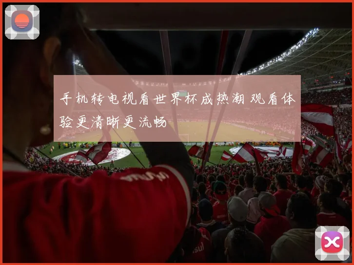 手机转电视看世界杯成热潮 观看体验更清晰更流畅