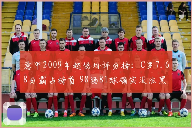 意甲2009年起场均评分榜：C罗7.68分霸占榜首 98场81球确实没法黑