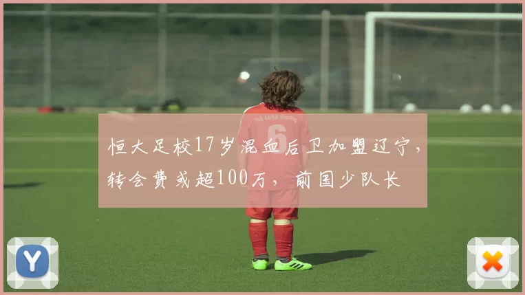 恒大足校17岁混血后卫加盟辽宁,转会费或超100万,前国少队长